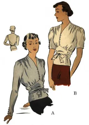 1938 Blouses B30-7482