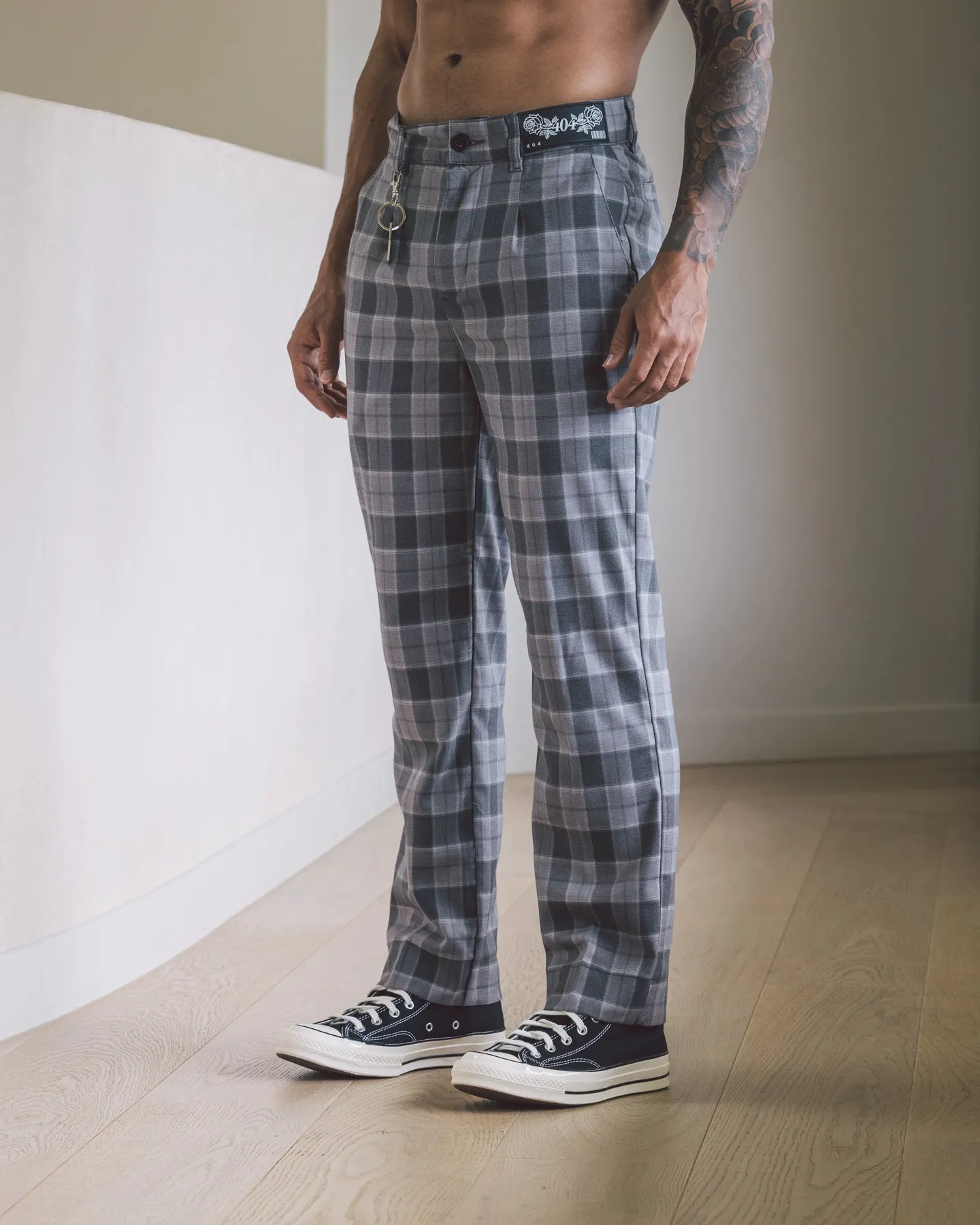 404 Heritage Trousers Off Ash Plaid