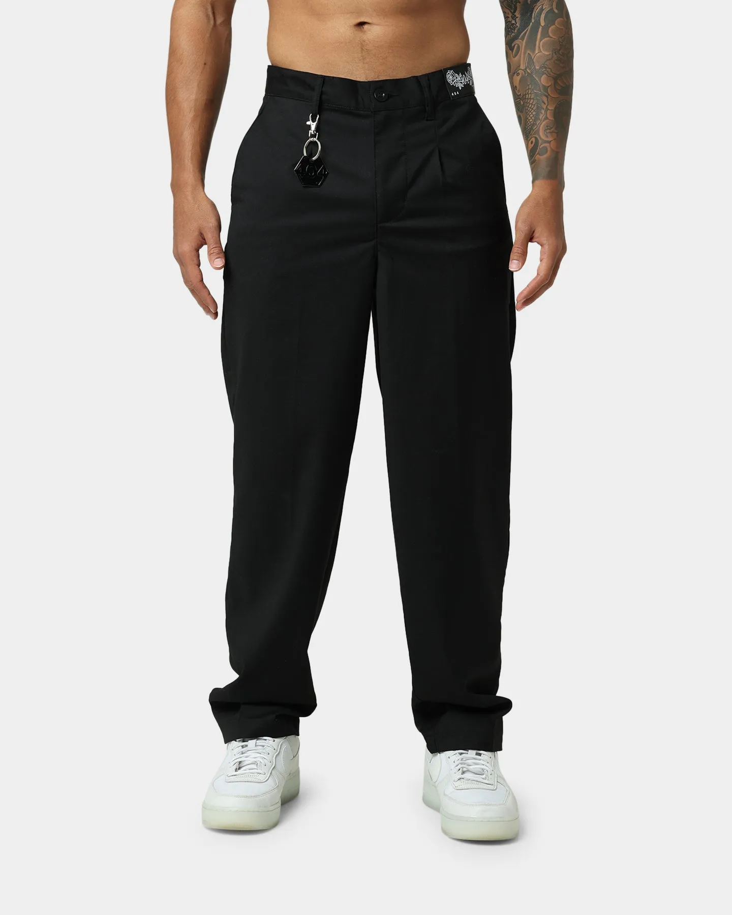 404 Liberty Baggy Trousers Black