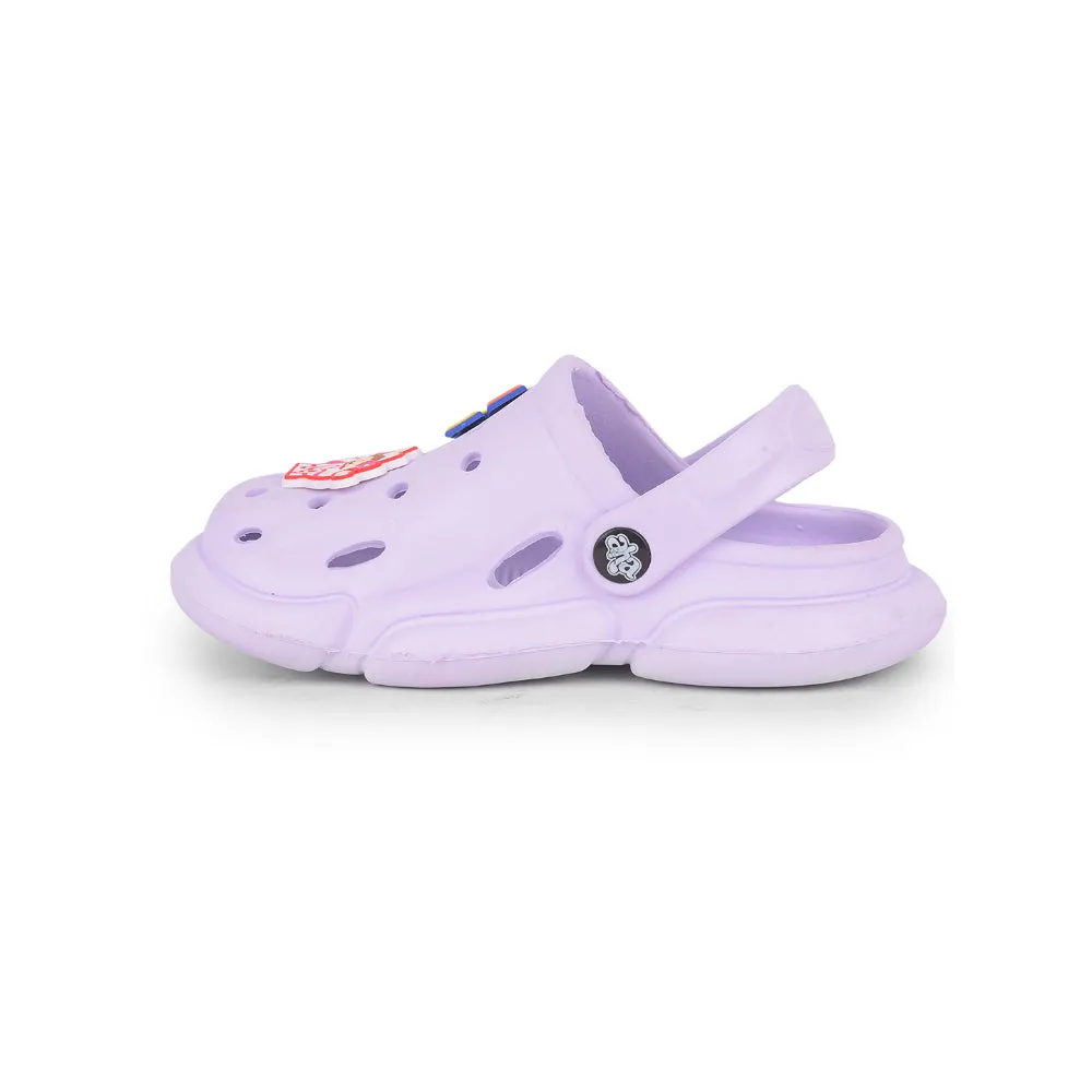 AHA Casual Purple Clogs For Kids ZQ-SH-018 By Liberty