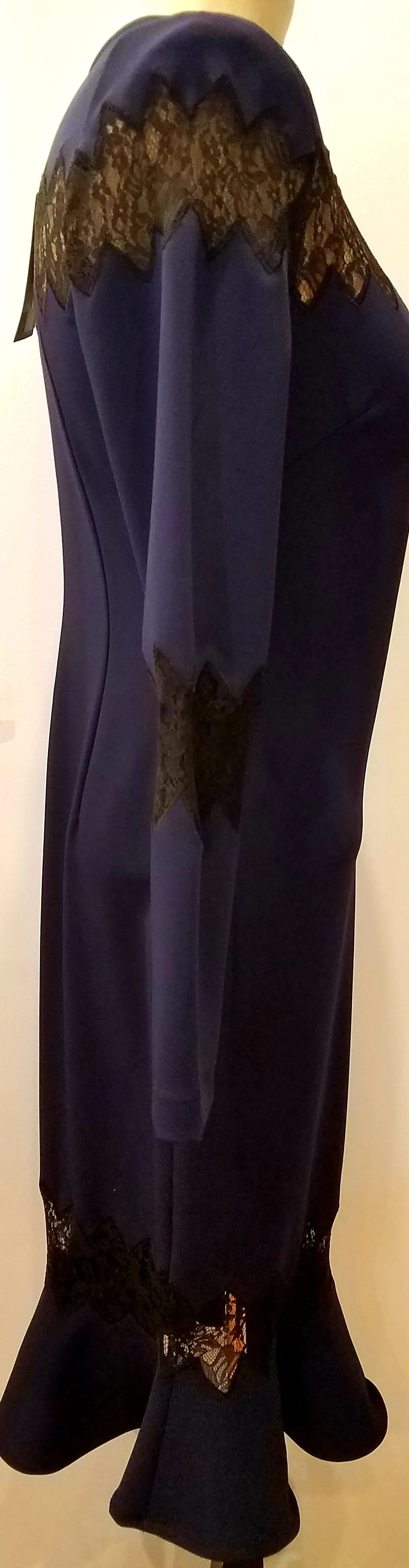 Alberto Maccali Dress Navy Size 10