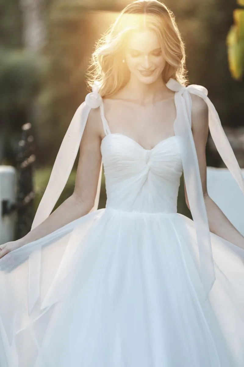 Allure Bridals A-Line Organza Bridal Gown R3750