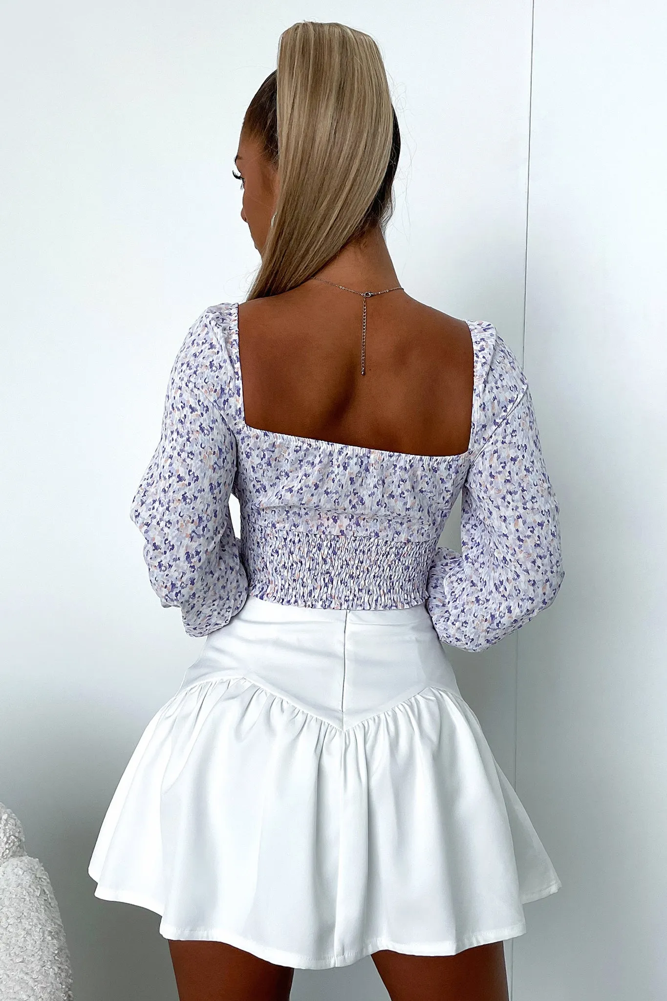 Angel Crop - Lilac Pattern