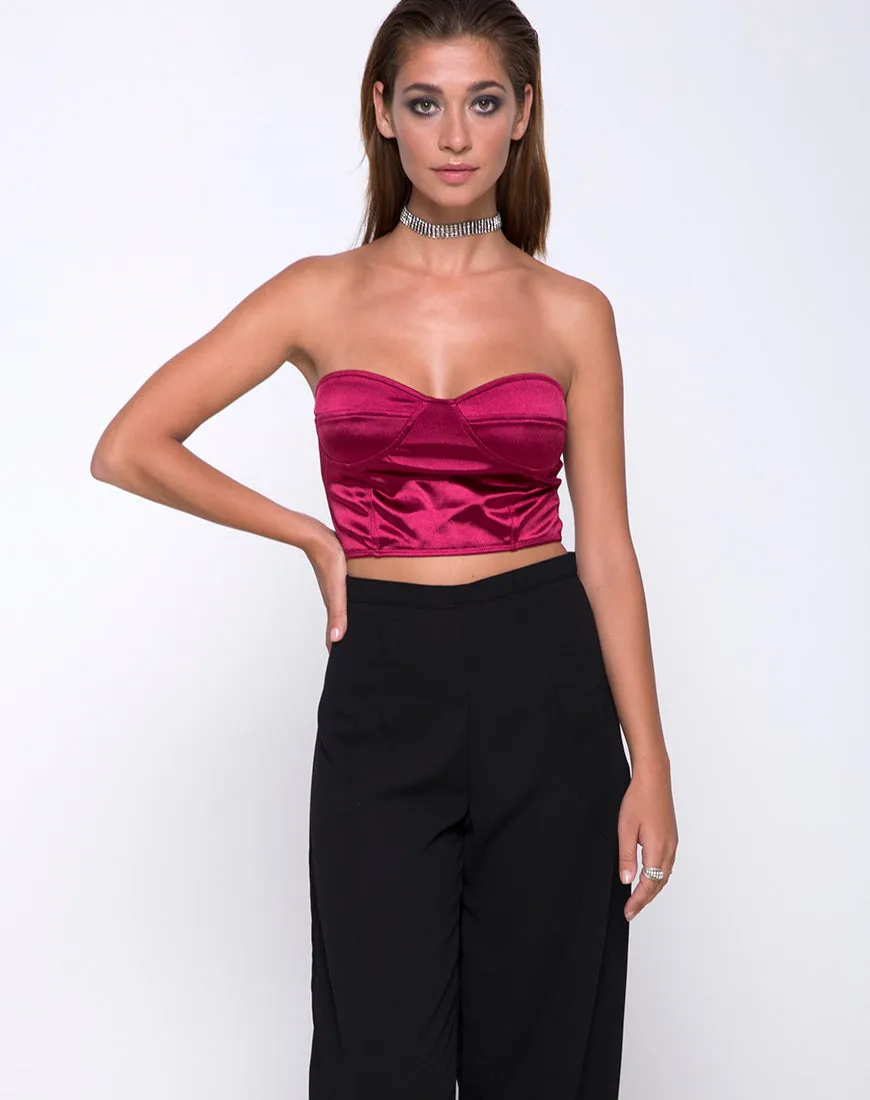 Ari Palazzo Pant in Black