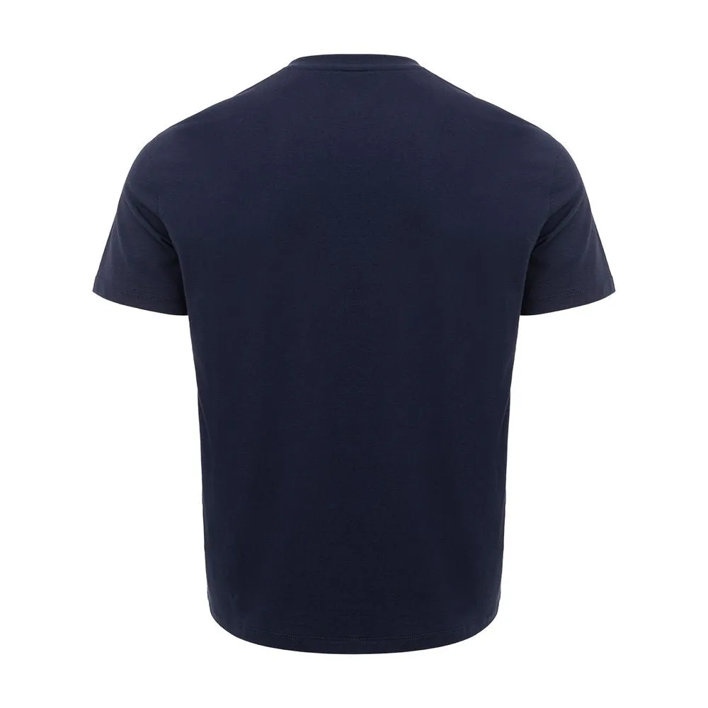 Armani Exchange Sleek Blue Cotton Tee for Men