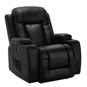 Artiss Electric Massage Chair Recliner Luxury Lounge Sofa Armchair Heat Leather