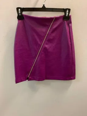 BAR lll Size XS Purple SNAKE PRINT Skirt