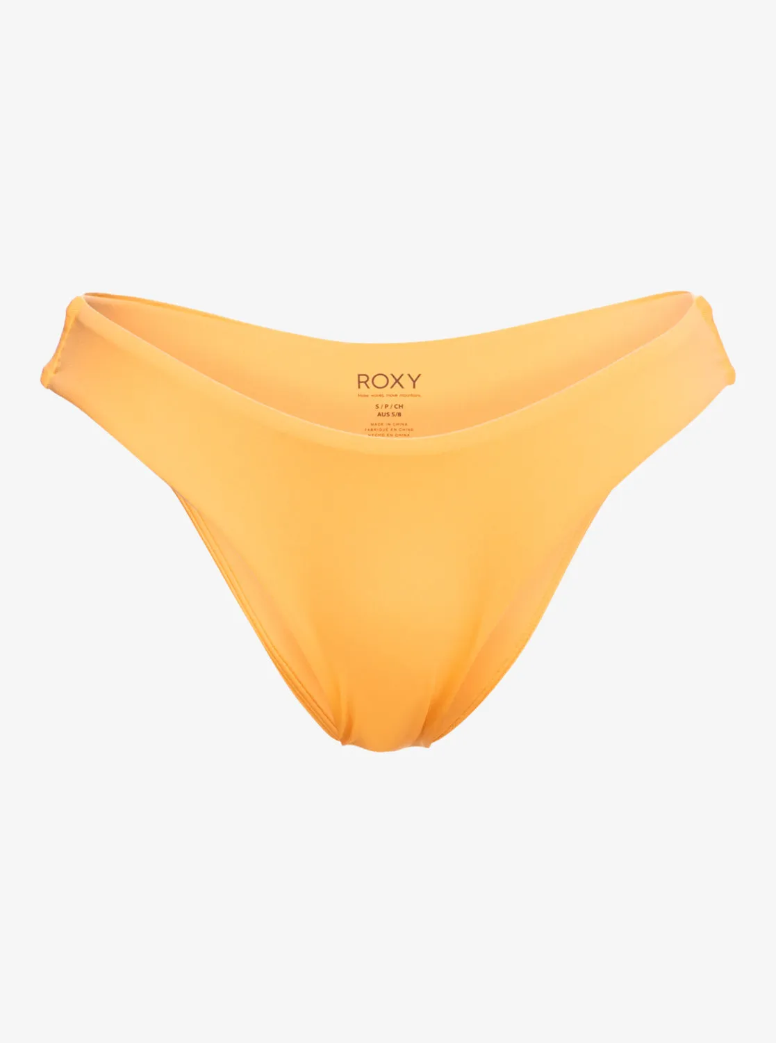 Beach Classics High Leg Bikini Bottoms - Mock Orange