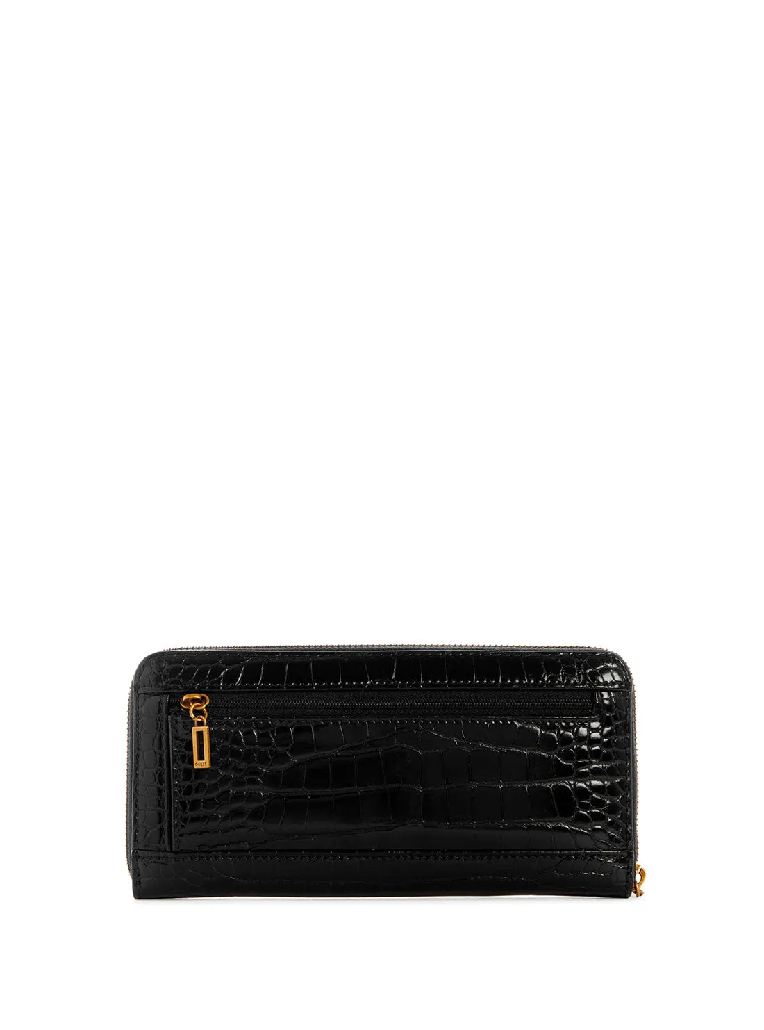 Black Hensely G Croc Large Wallet