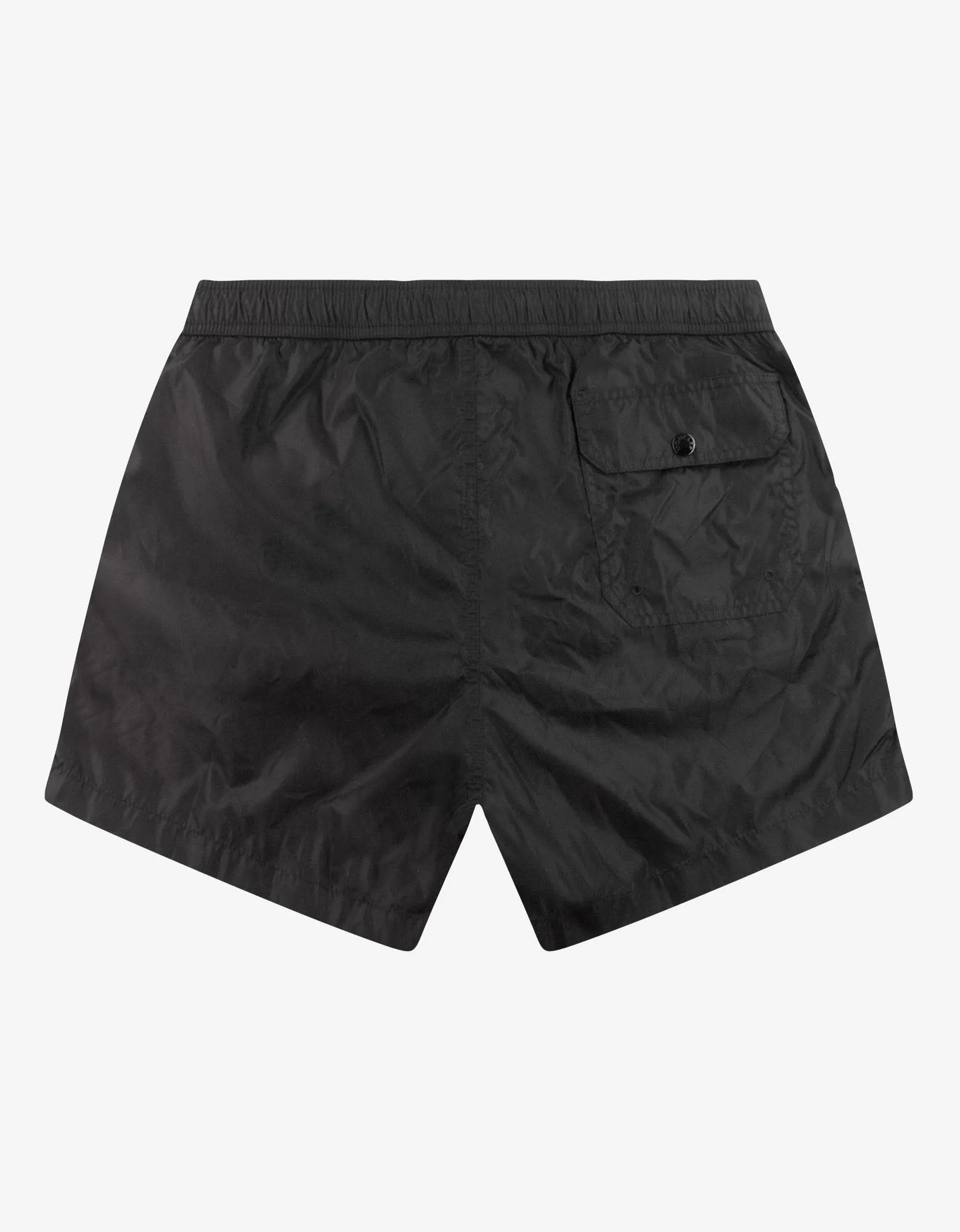 Black Tricolour Seam Swim Shorts