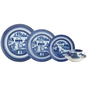 Blue Canton China Collection