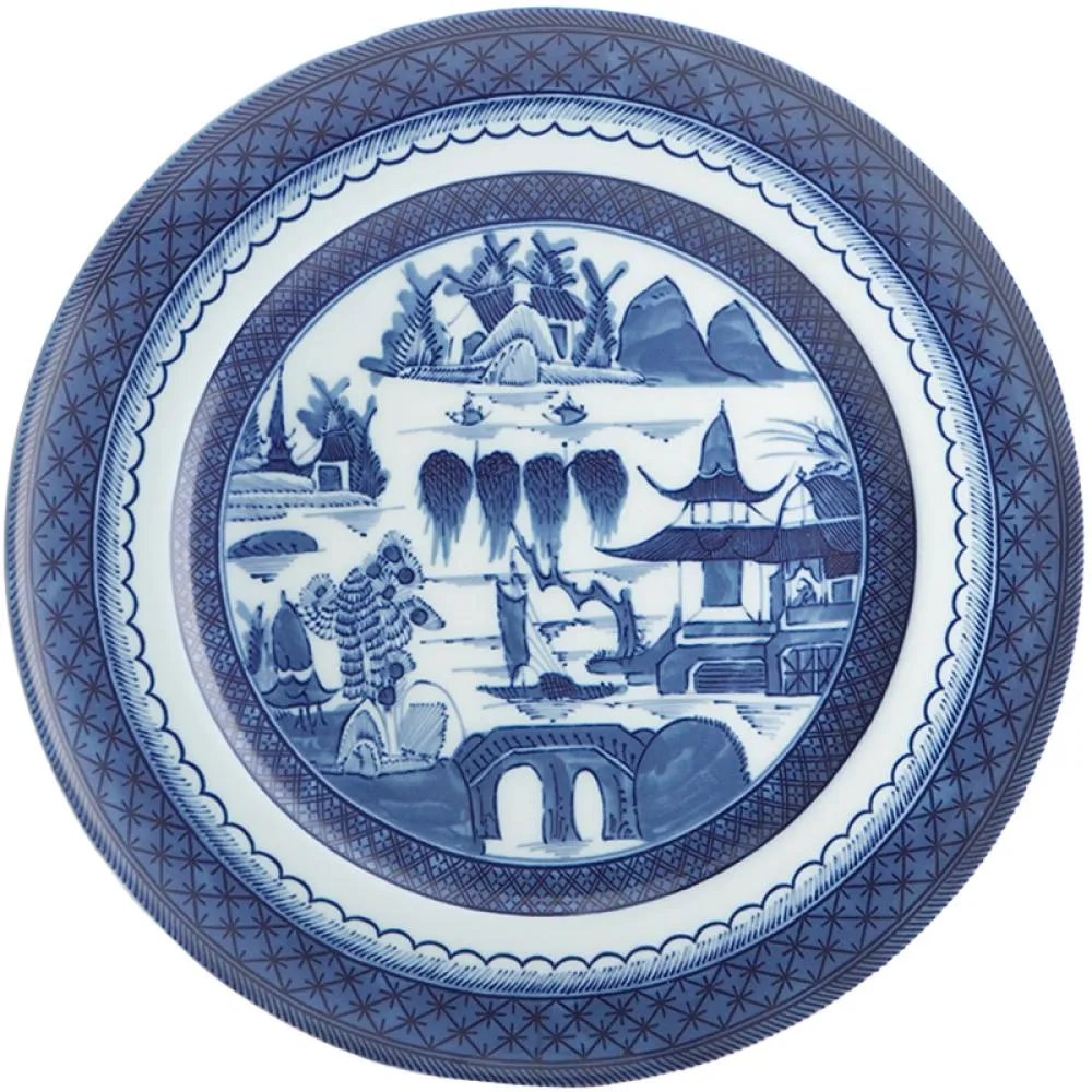 Blue Canton Large Dinner Plate