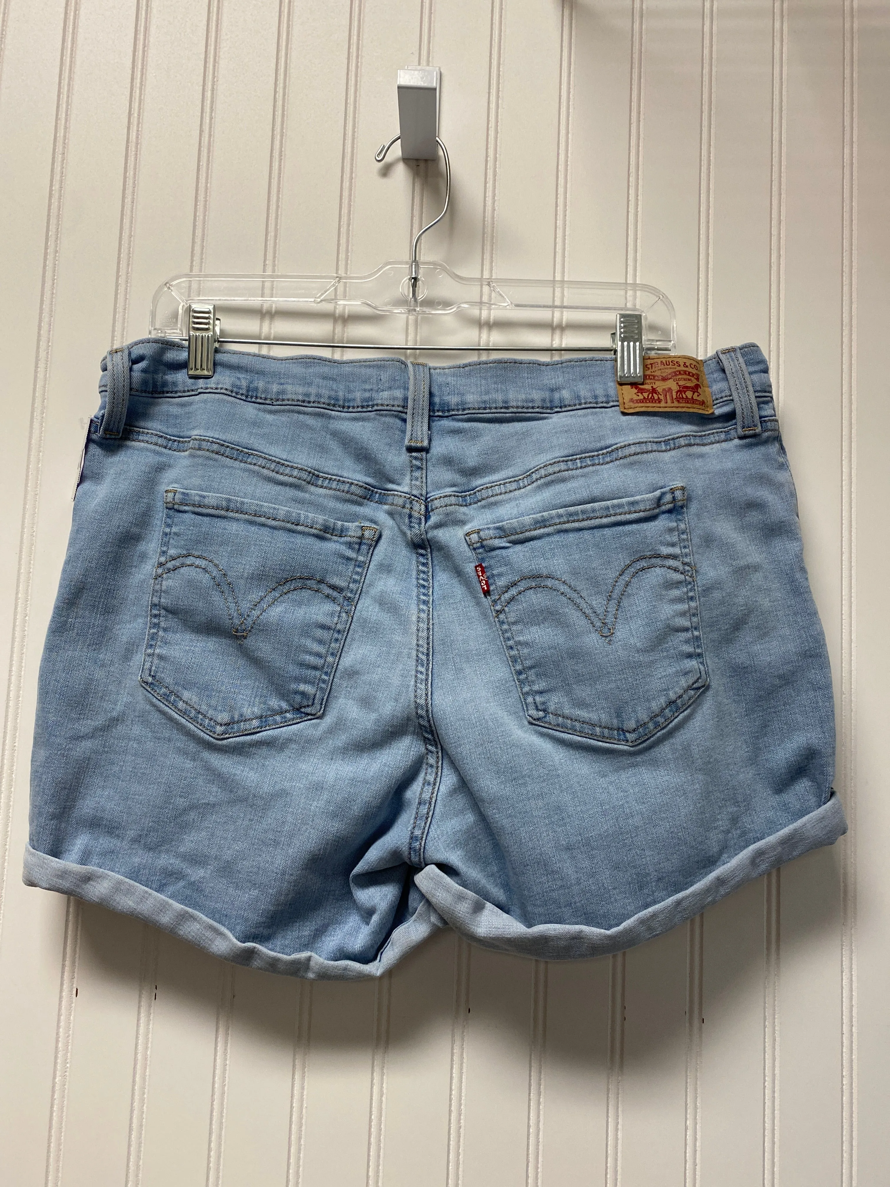 Blue Denim Shorts Levis, Size 16