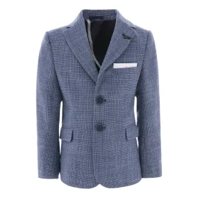 Blue Peak Lapel Formal Blazer