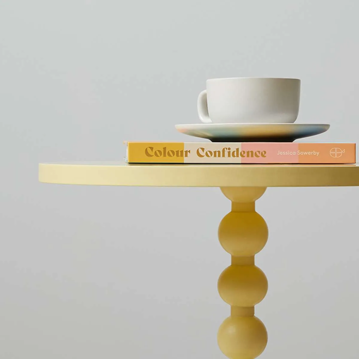 Bobbin Side Table - Yellow