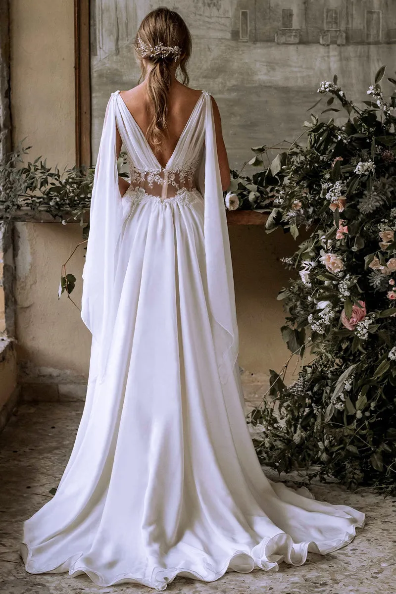 Bohemian Goddess Wedding Dress