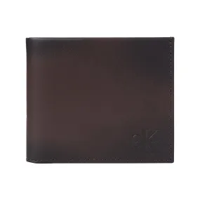 Calvin Klein Leather Billfold Wallet - Bitter Brown