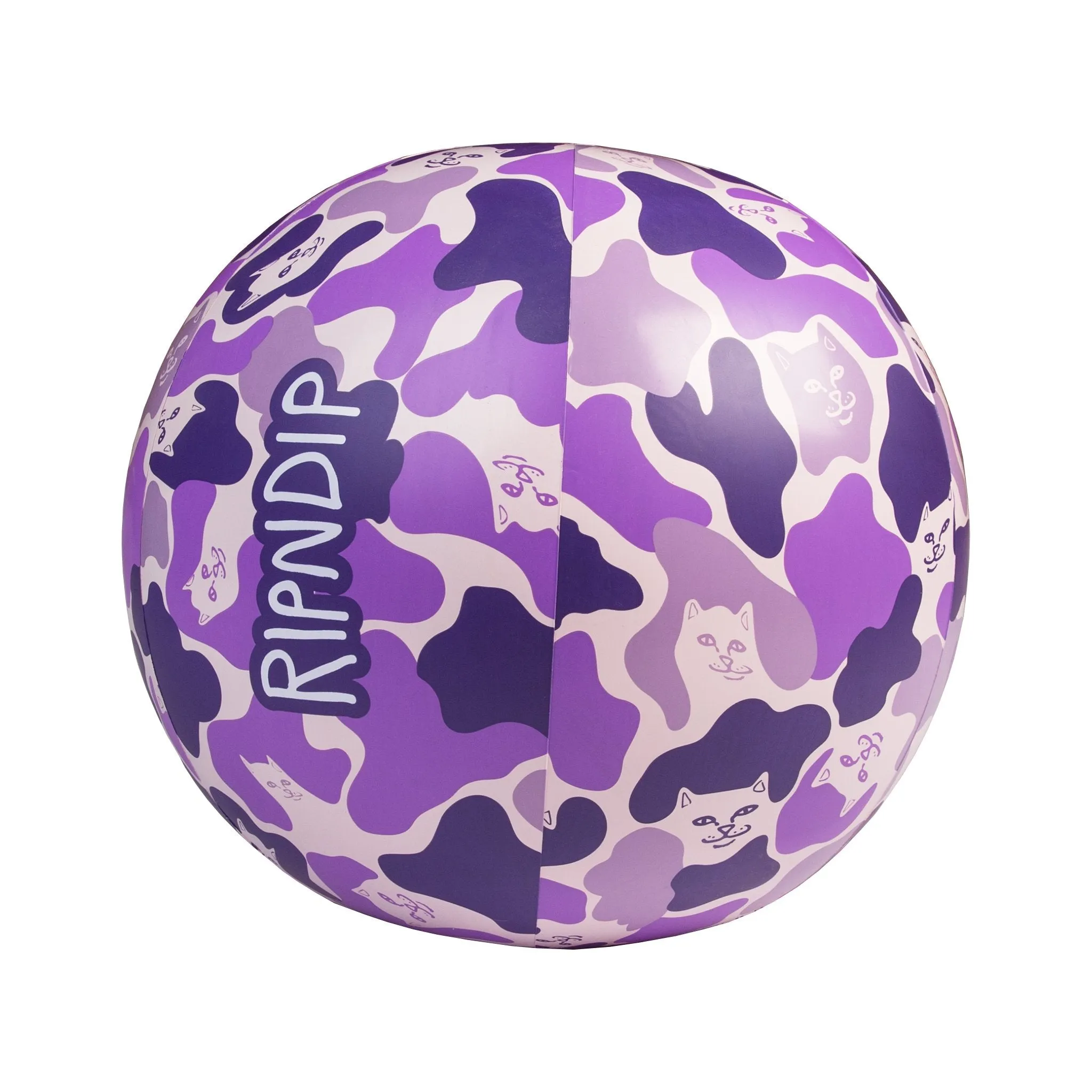 Camo Beach Ball (Purple)