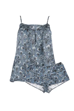 COCO SILK CAMI SET IN FLORAL PRINT - Archive