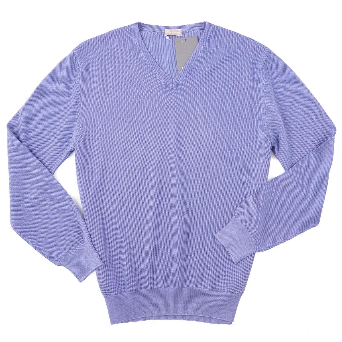 Cruciani Pique Knit Cotton Sweater