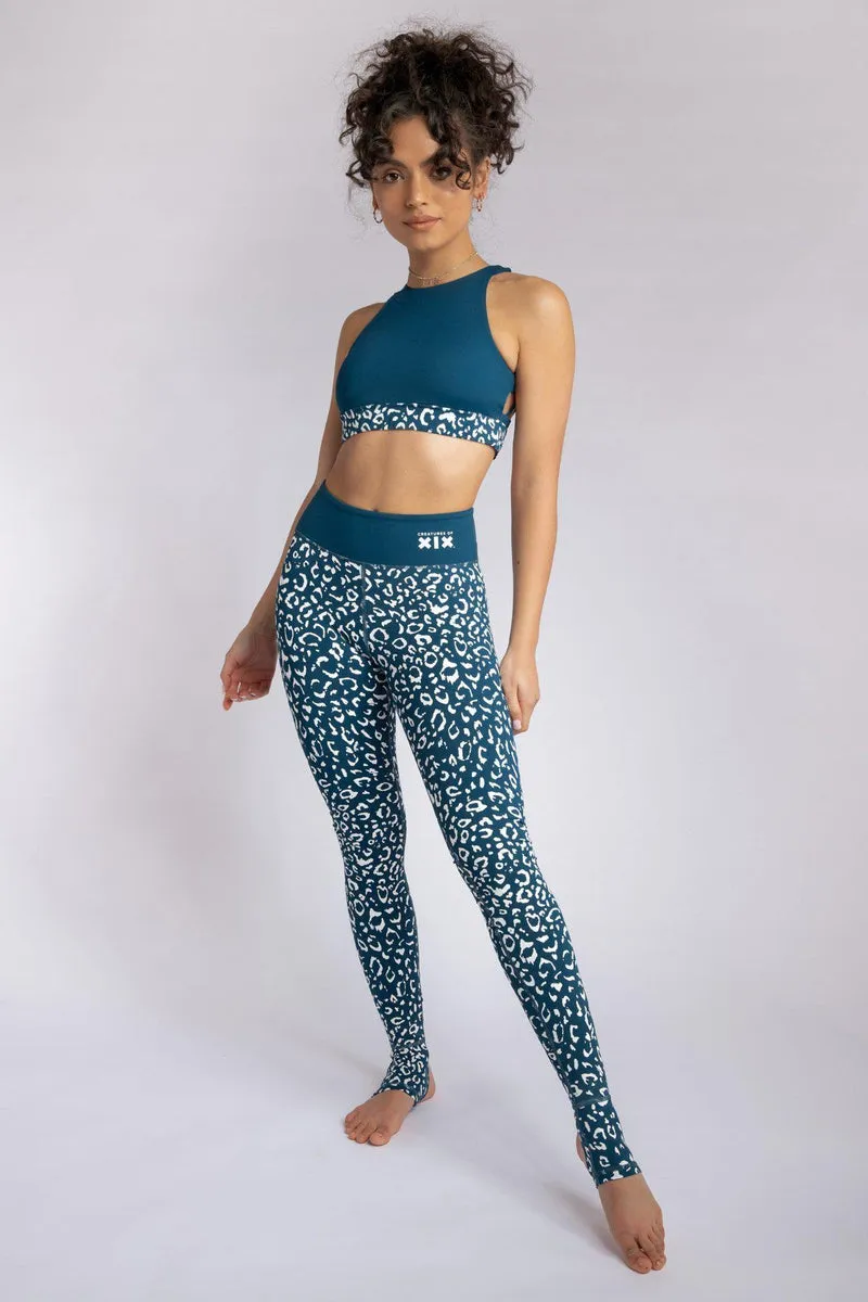 CXIX Gecko Grip Leggings - Twilight Leopard