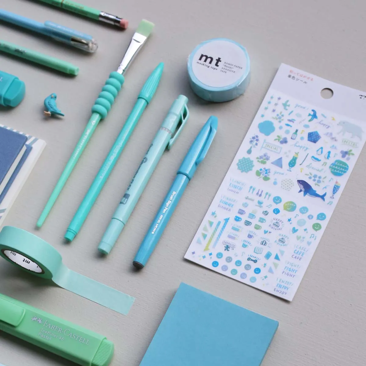 DIARY STICKERS // COLOR BLUE