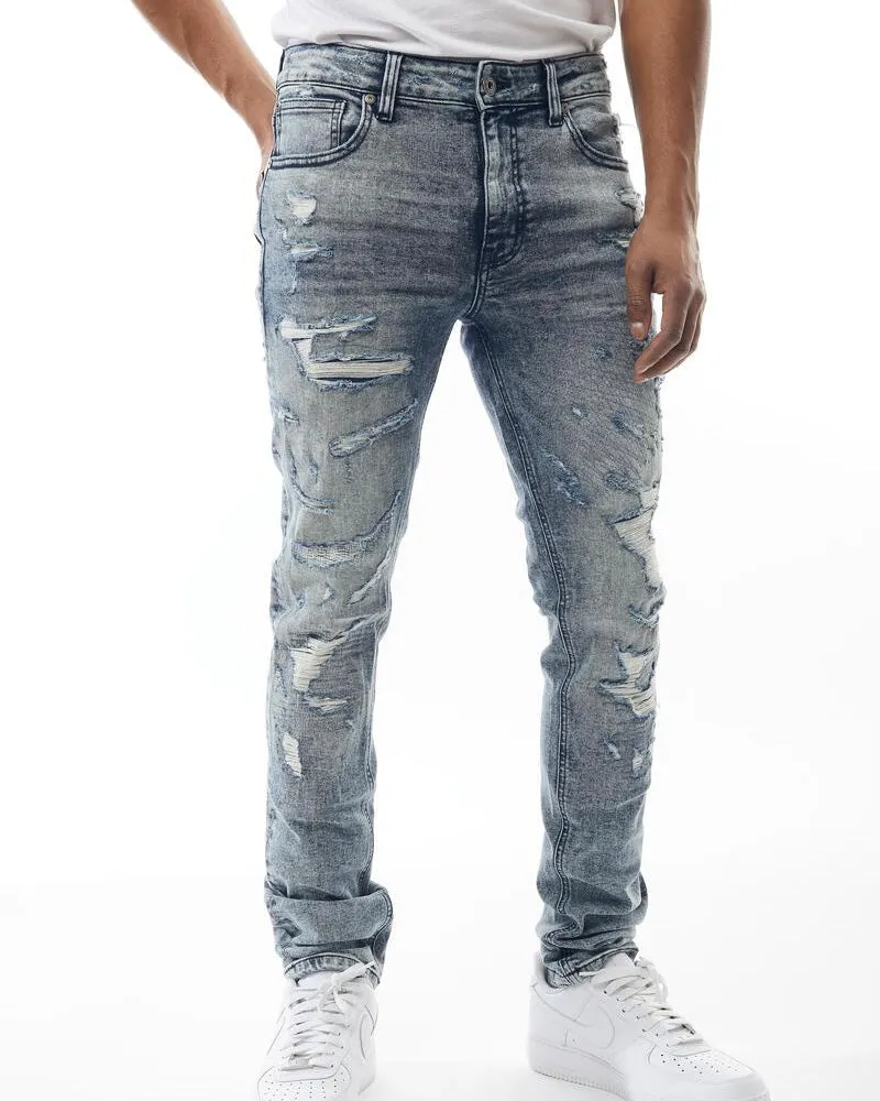 Distressed Skinny Denim Jean