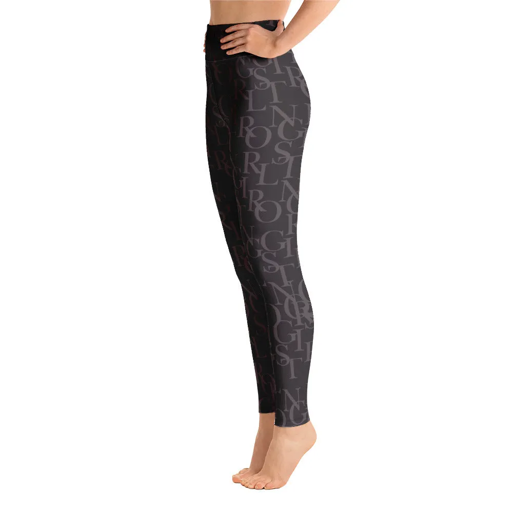 ELEVATED ESSENTIALS, BOOTY BOOSTING HIGH WAISTBAND LEGGING BLACK