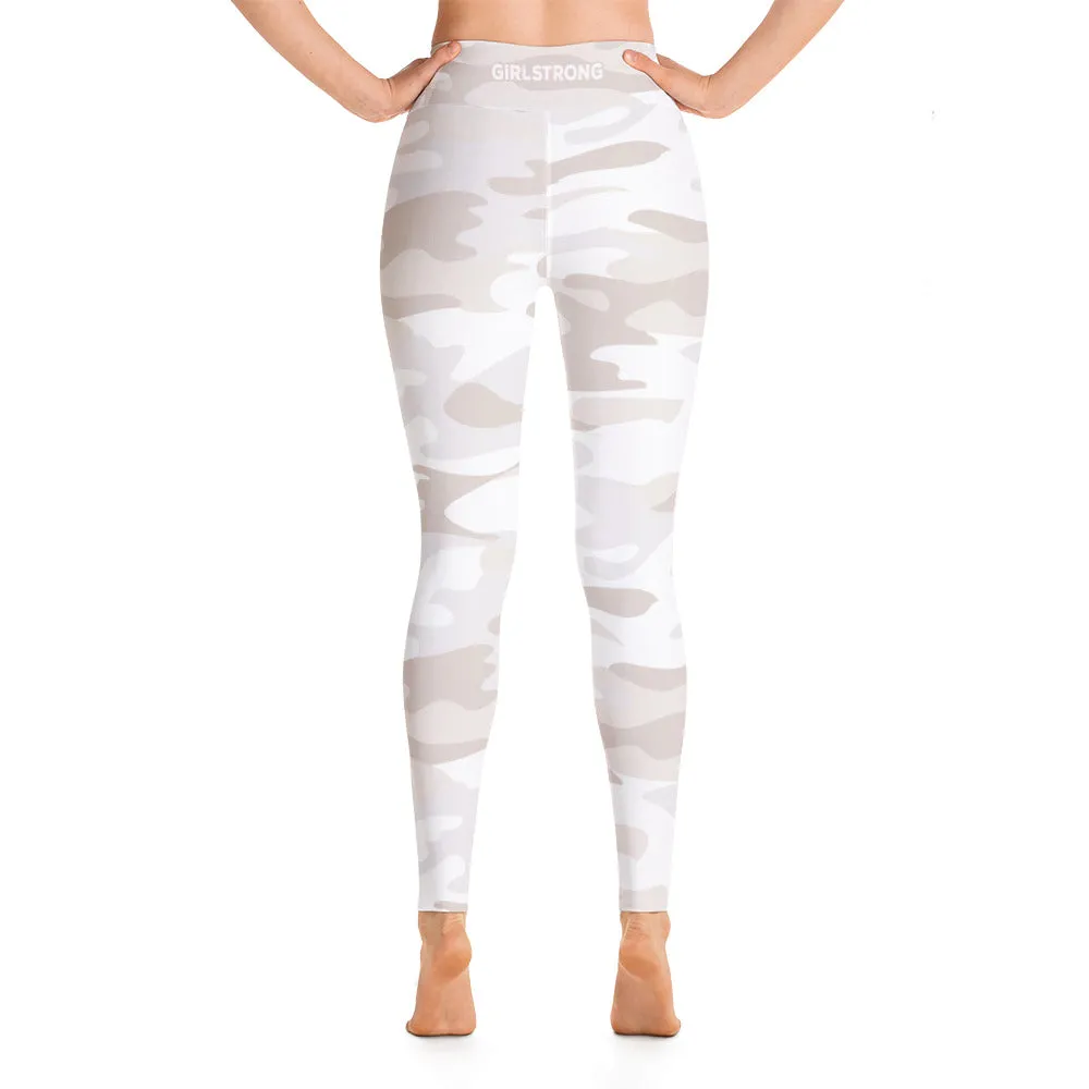 ELEVATED ESSENTIALS, BOOTY BOOSTING HIGH WAISTBAND LEGGING WHITE CAMO