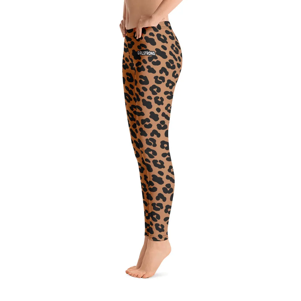 ELEVATED ESSENTIALS, SLIM AND SCULPT LEGGING LEOPARD