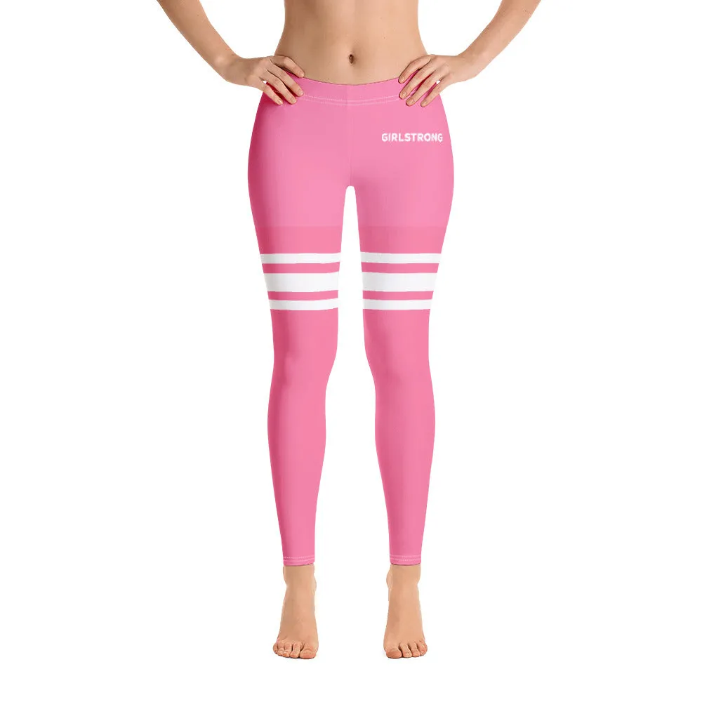 ELEVATED ESSENTIALS, SLIM AND SCULPT LEGGING THIGH HIGH HOT PINK