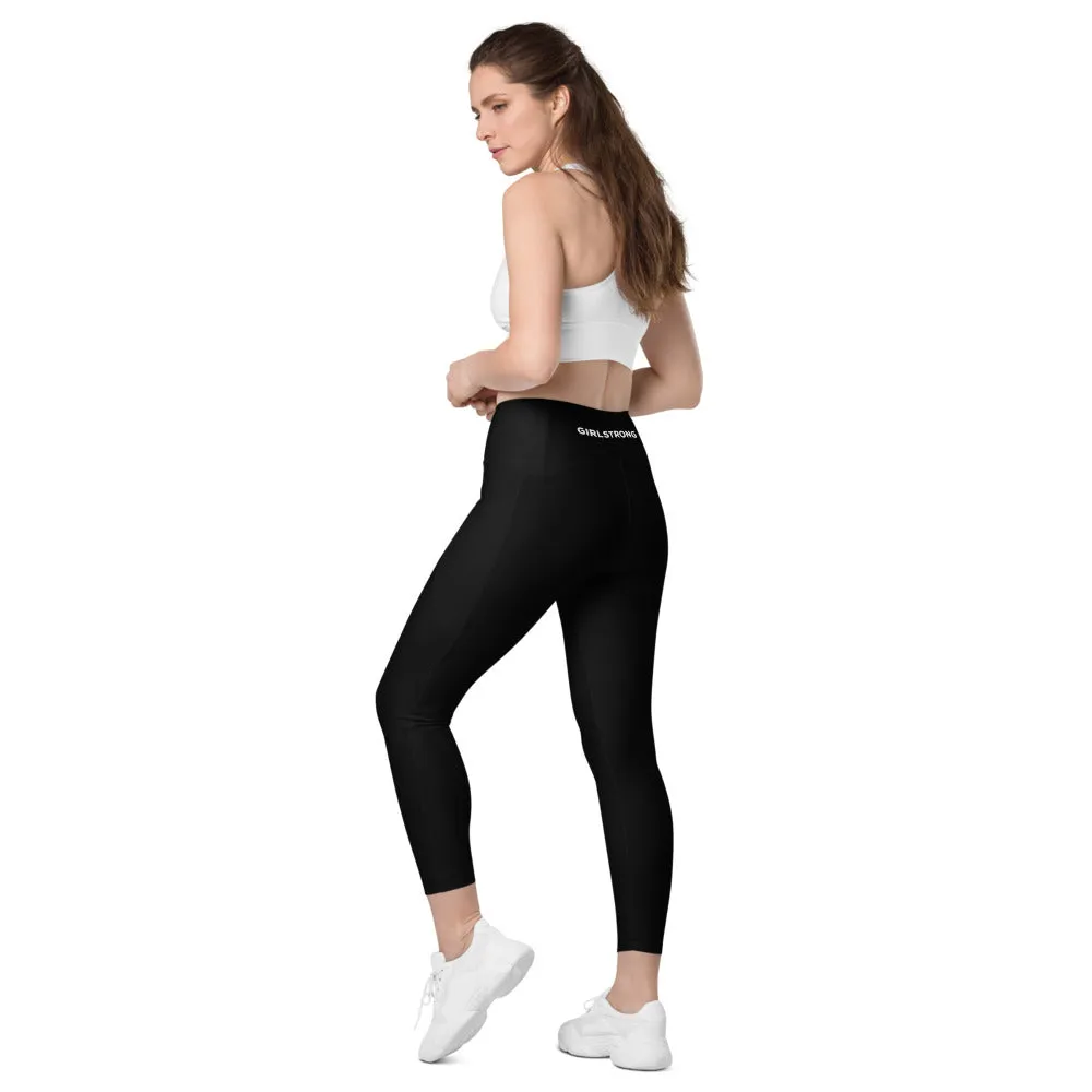 ELEVATED ESSENTIALS, THE PERFECT SIDE POCKET LEGGING BLACK