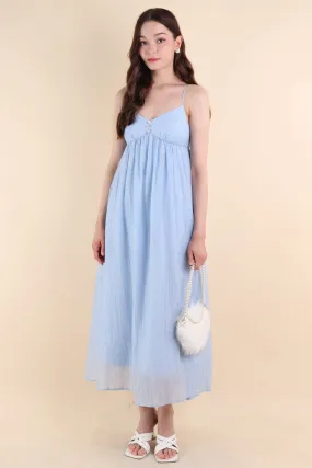 EMERSON CREPE MAXI IN SKY