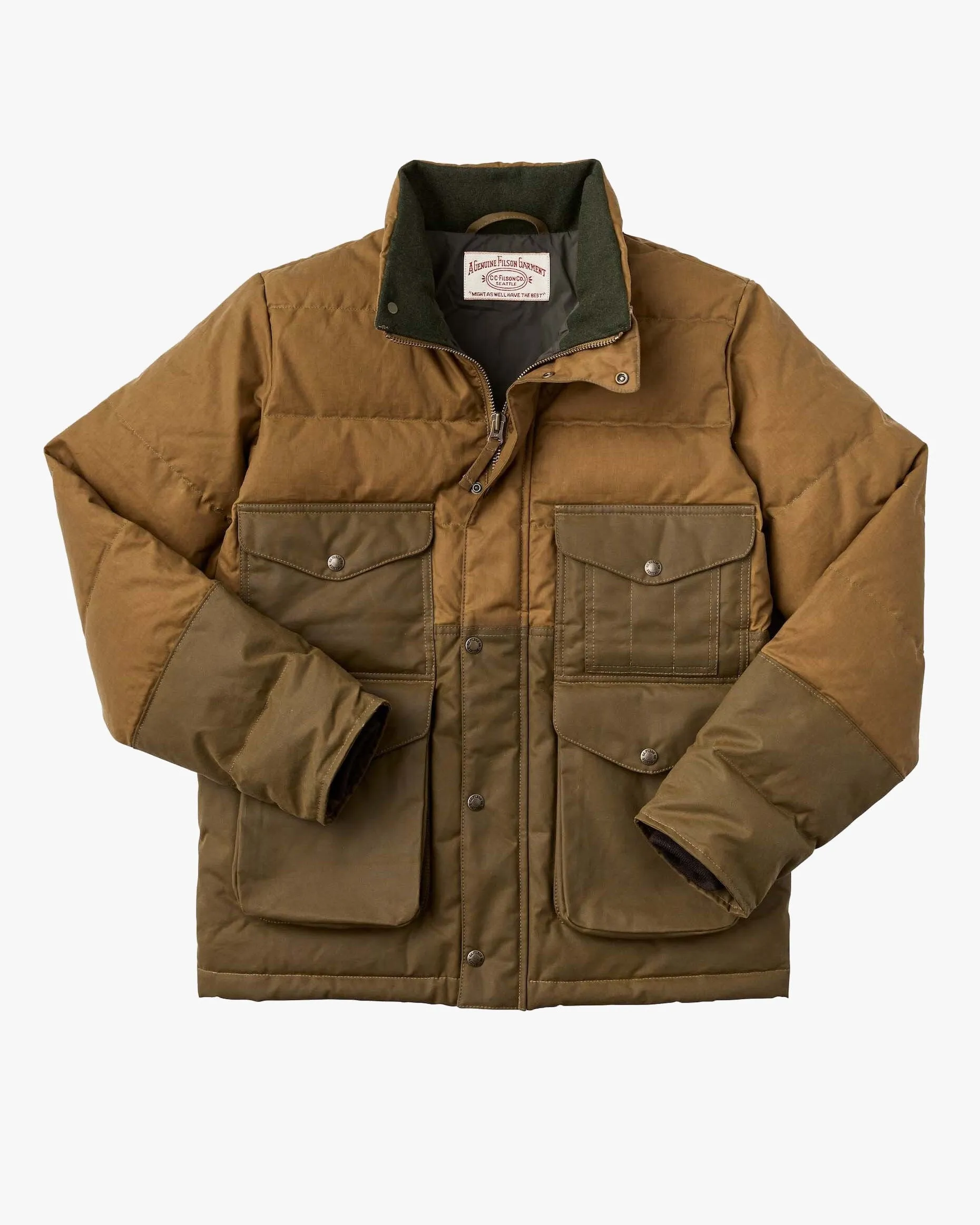 Filson Down Cruiser Jacket - Dark Tan