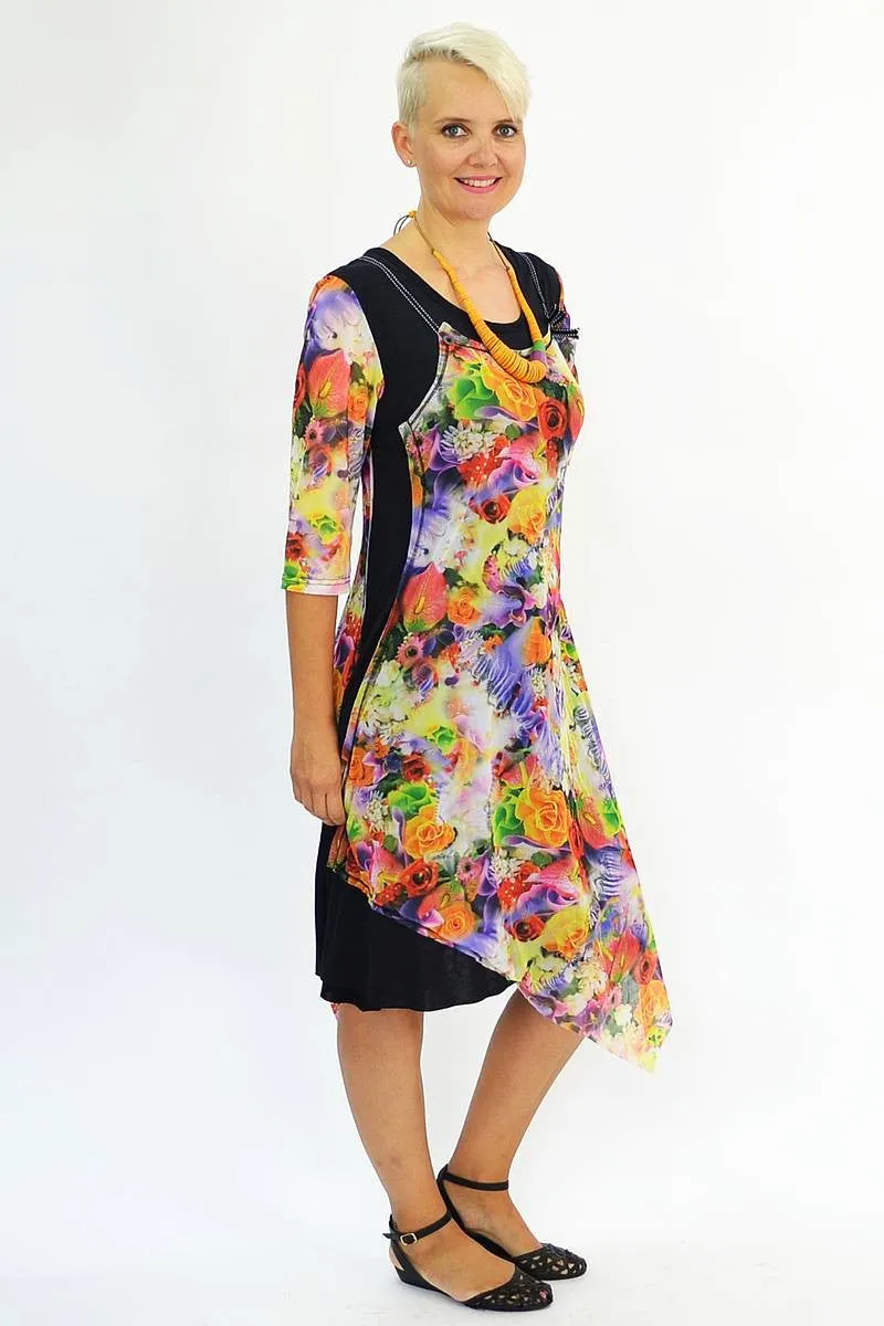 Floral Pattern Long Tunic