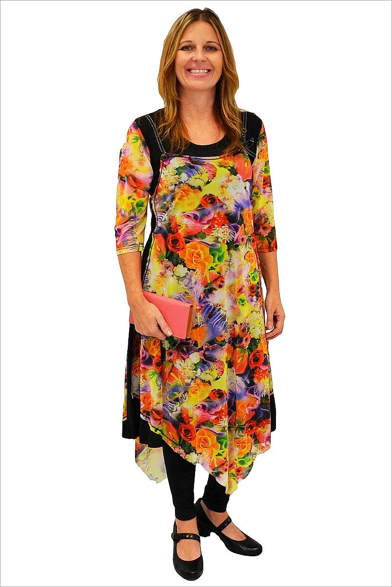 Floral Pattern Long Tunic