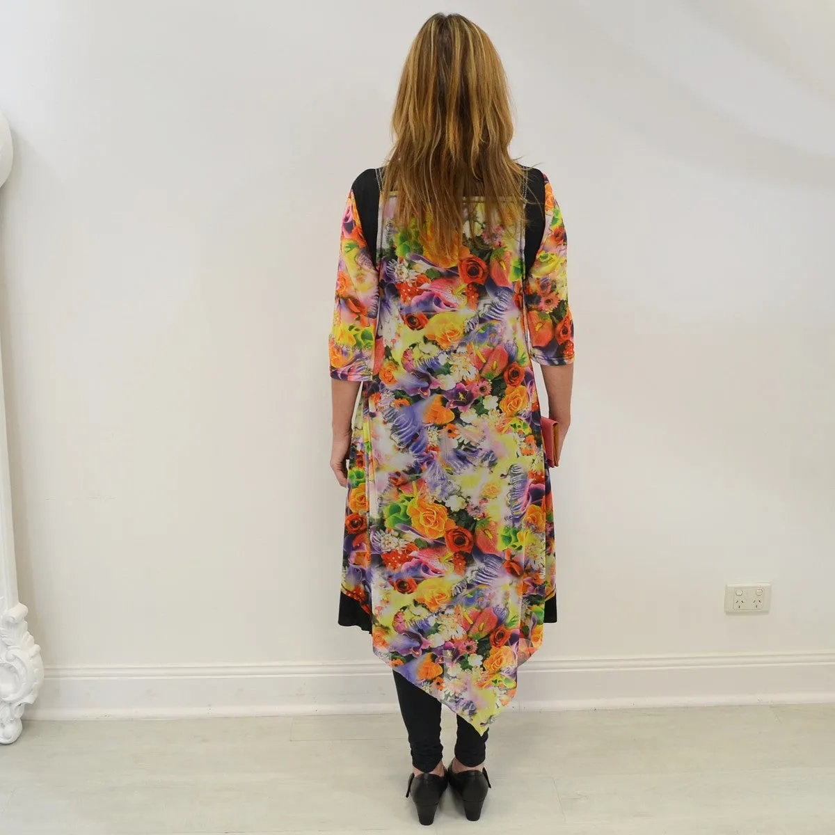 Floral Pattern Long Tunic