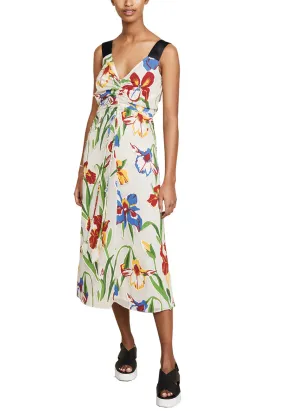 Floral Print Clarissa Midi Dress