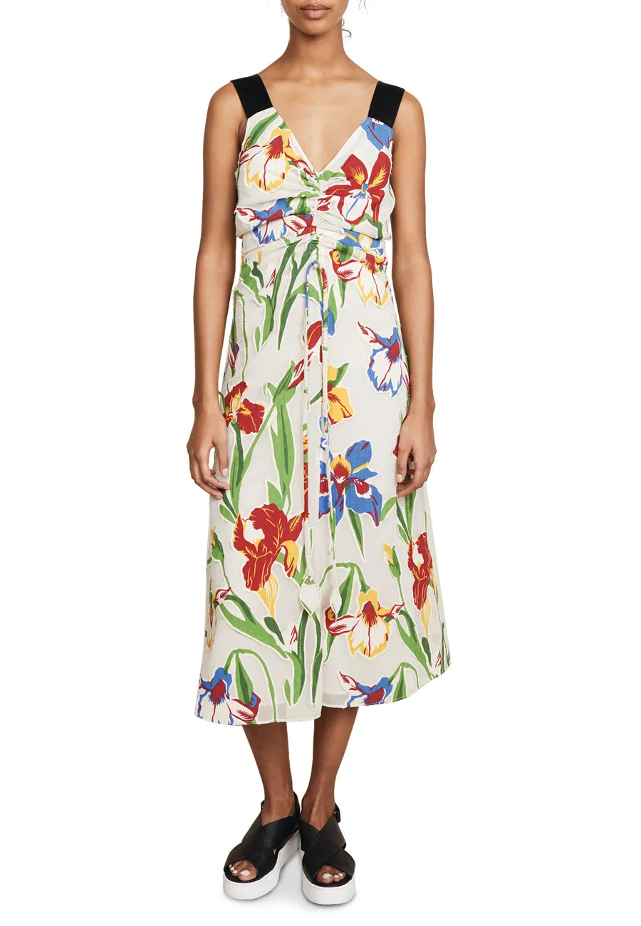 Floral Print Clarissa Midi Dress