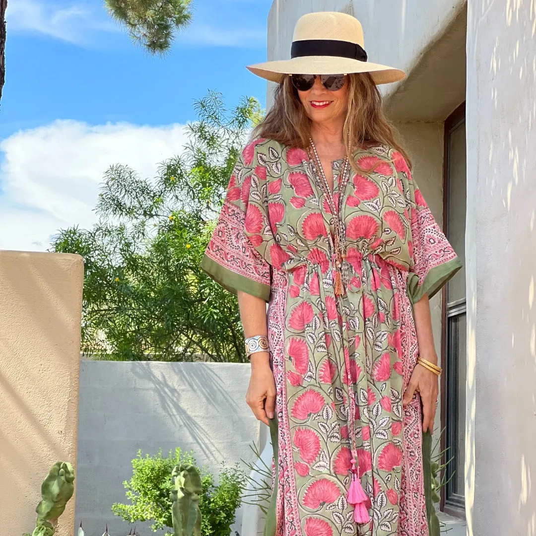 Francis Floral Maxi Kaftan Dress