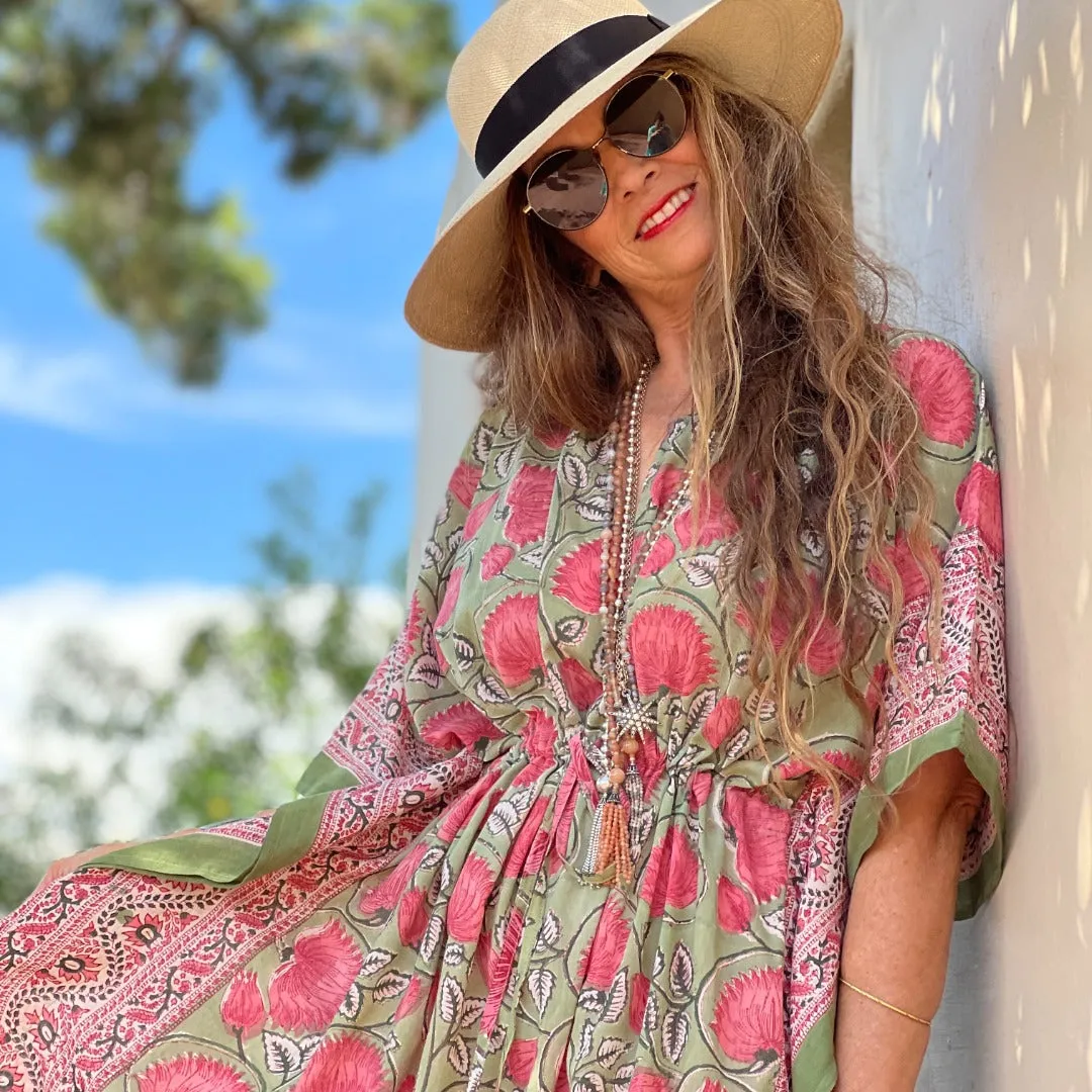 Francis Floral Maxi Kaftan Dress