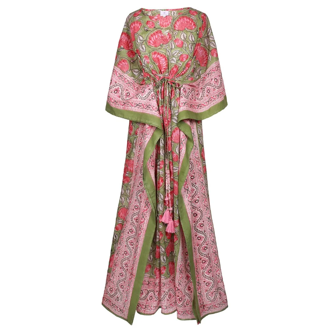 Francis Floral Maxi Kaftan Dress