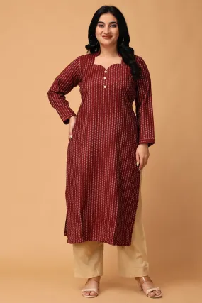 Furnace Flow Woollen Kurta Set