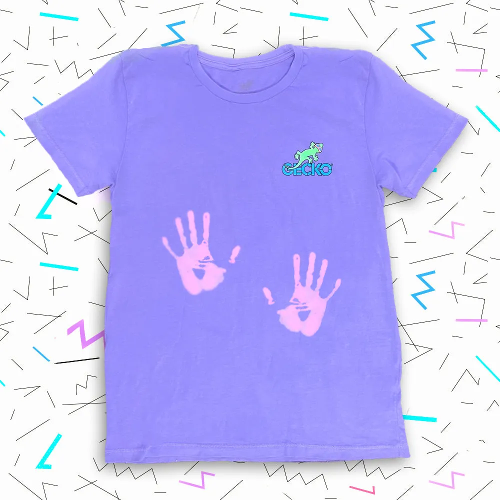 Gecko Beach Patrol - Purple-to-Pink Hyper Tee