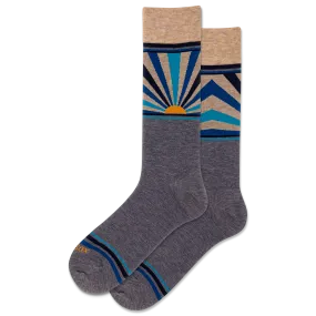 HOTSOX Men's Sun Rise Crew Socks