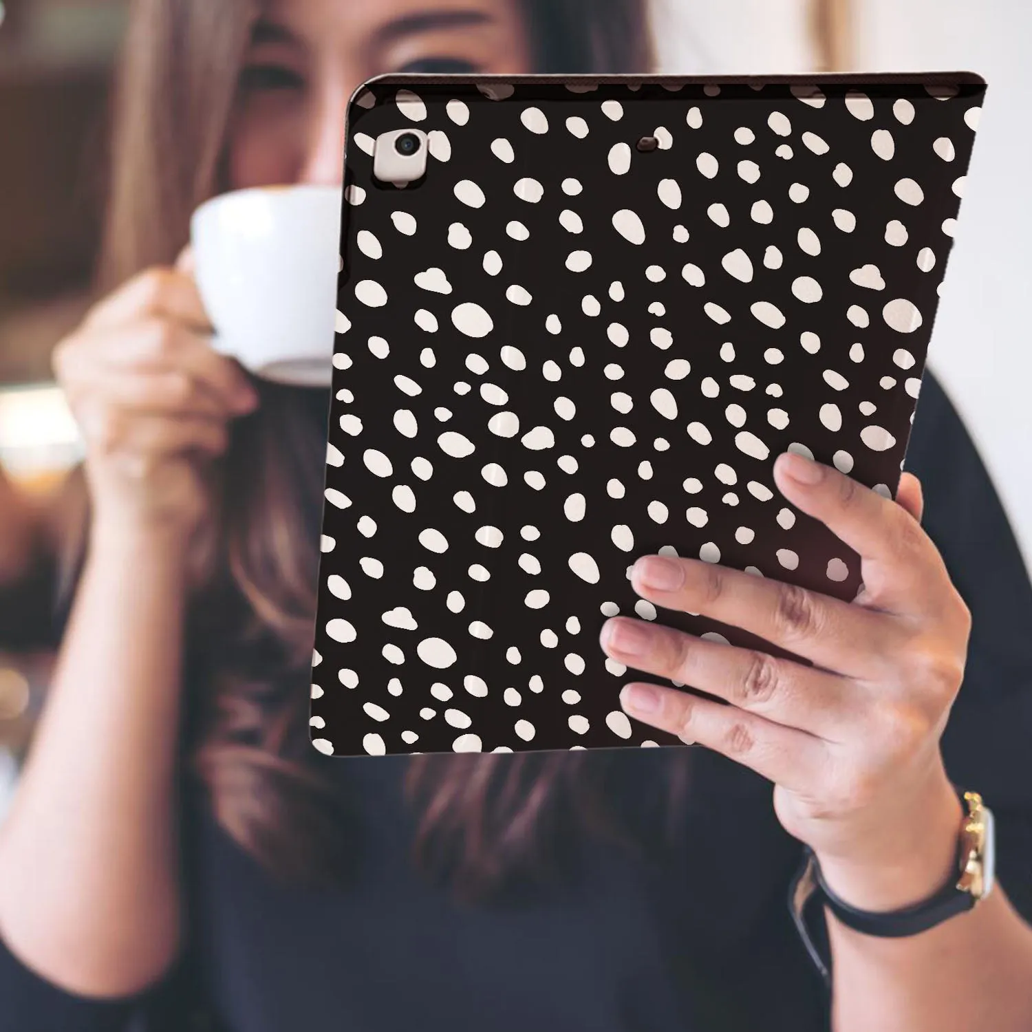 iPad Folio Case - Polka Dot