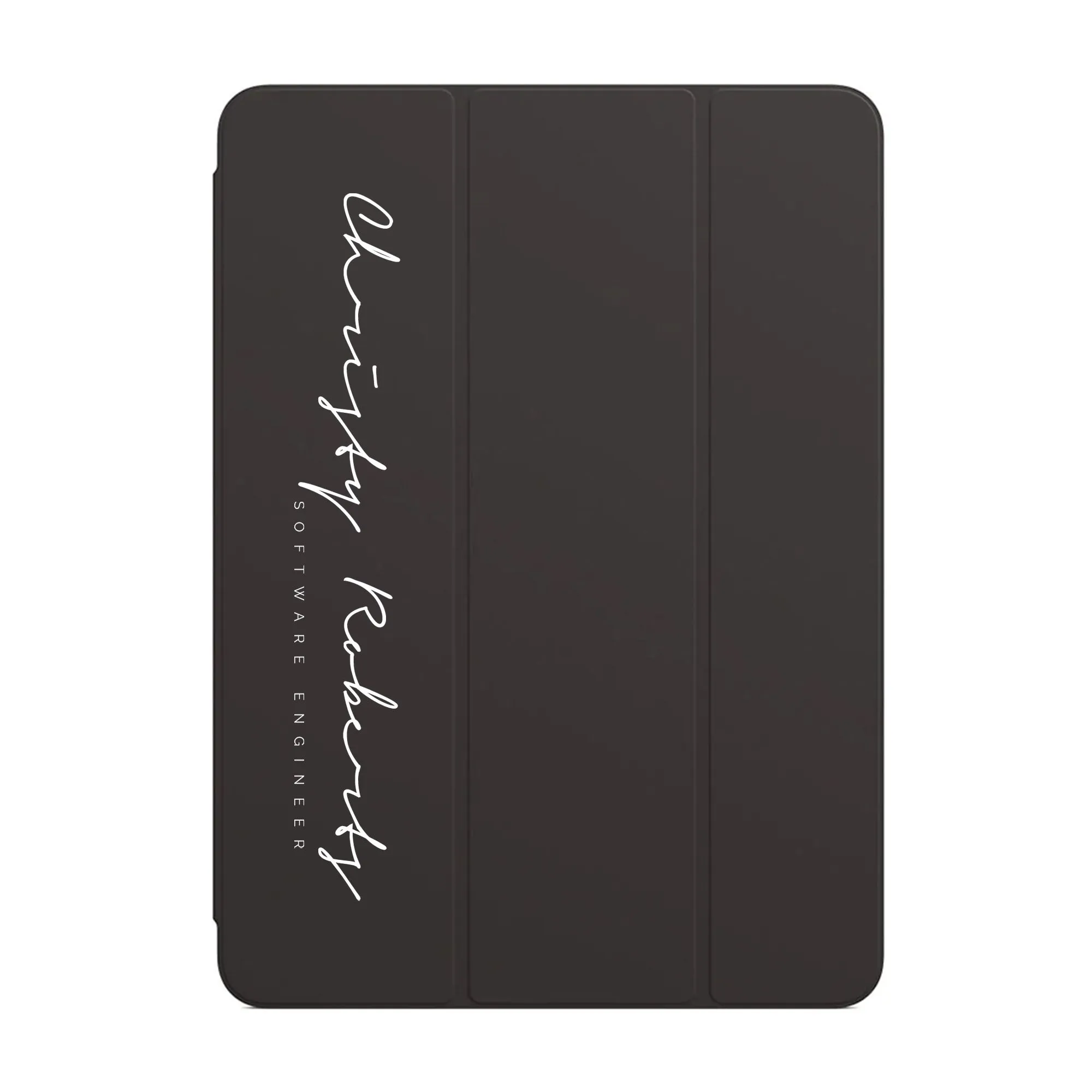 iPad Trifold Case - Signature with Occupation 23