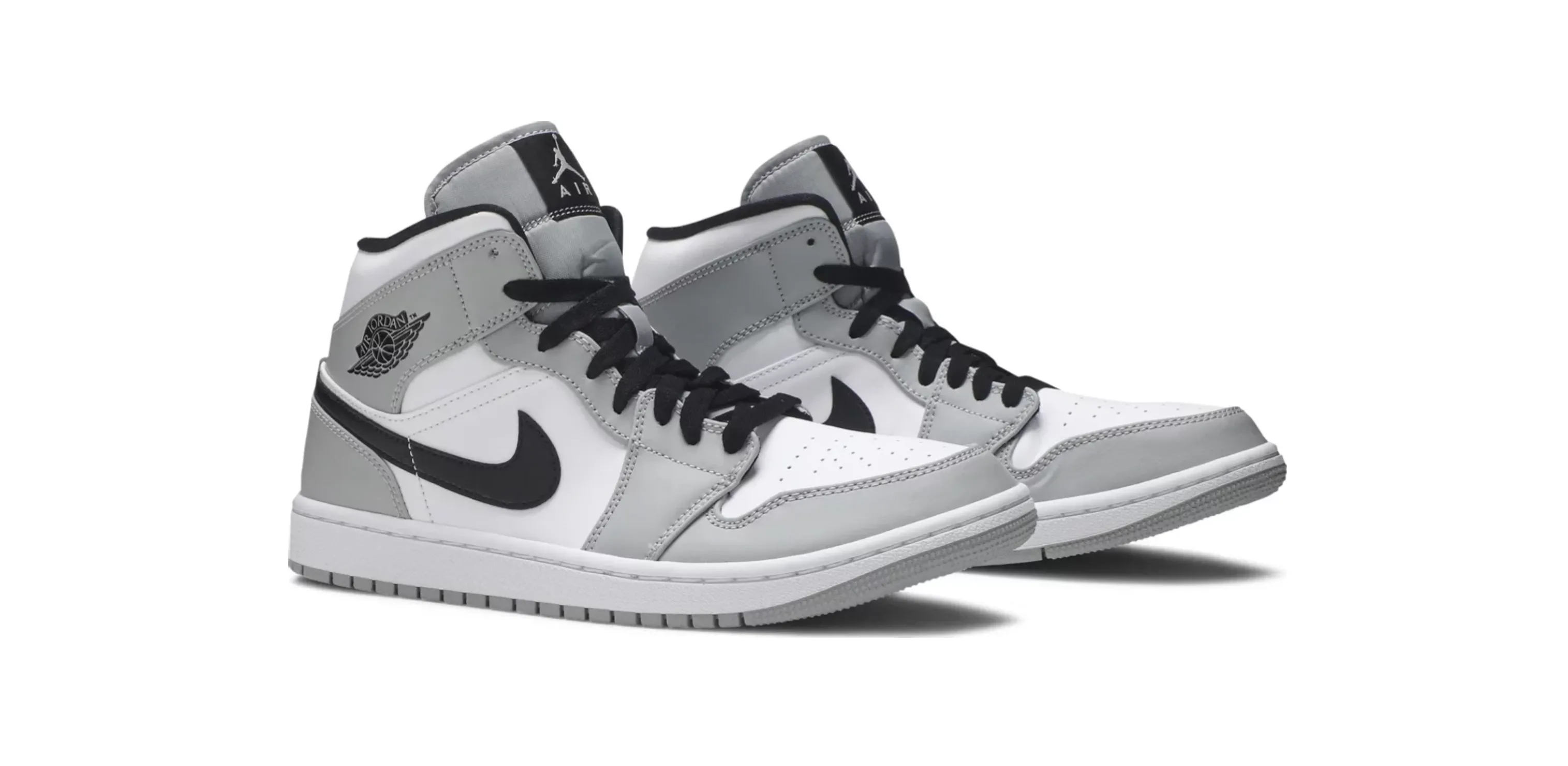 JORDAN 1 MID LIGHT SMOKE GREY (M)