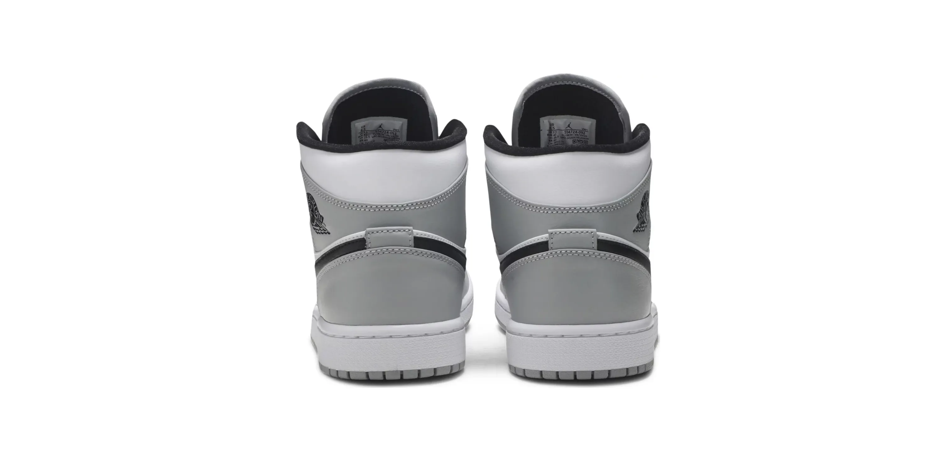 JORDAN 1 MID LIGHT SMOKE GREY (M)