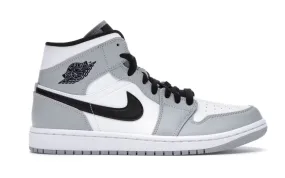 JORDAN 1 MID LIGHT SMOKE GREY (M)